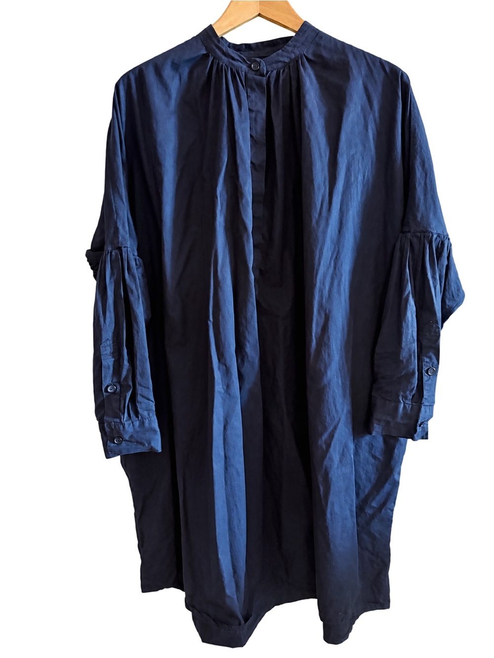 Blue Casey Casey Button-Front Tunic / Dress